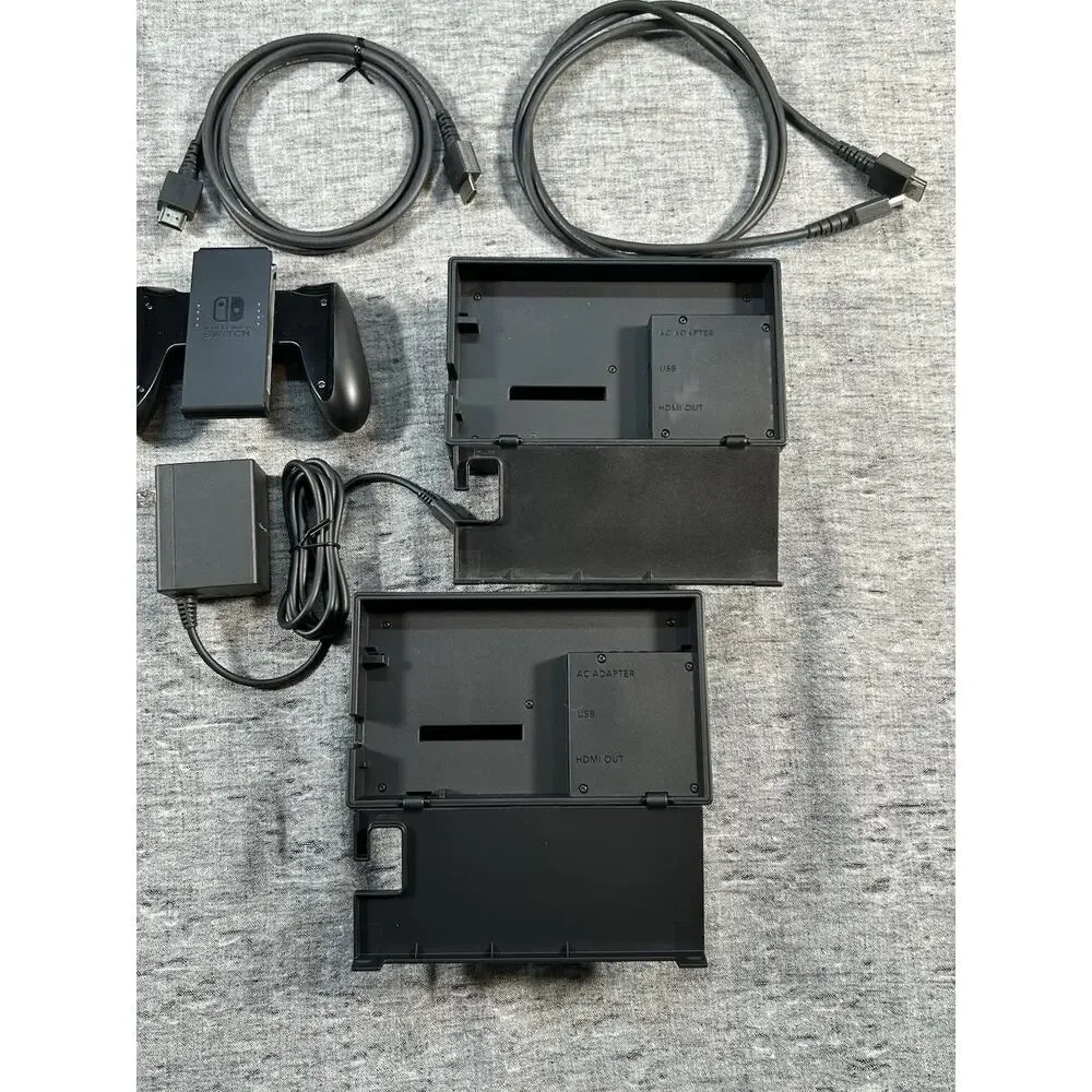 Nintendo Switch Joy-Con Remote Charging Dock Power Supply Lot Not Tested